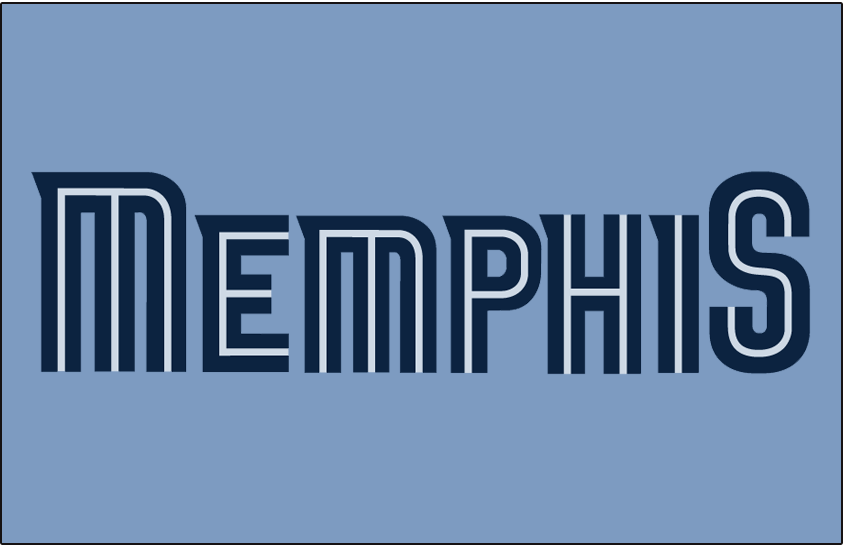 Memphis Grizzlies 2009-2018 Jersey Logo fabric transfer